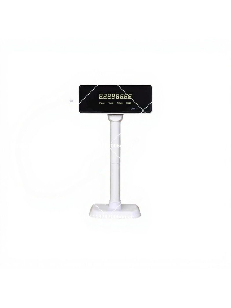 Pole Display Customer - POS USB Black White Pole Customer