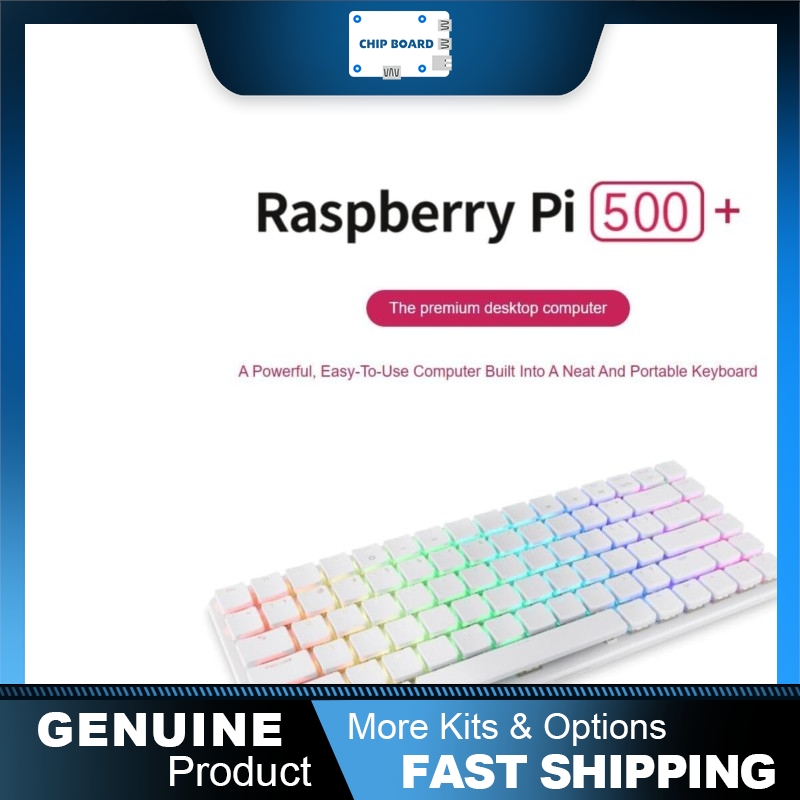 Raspberry Pi 500+ All-in-One K - Raspberry Pi Keyboard ulasan dan harga