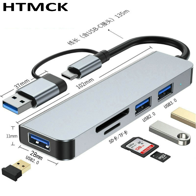 8 in 2 USB C Hub Multi Port Do - Office Xp ulasan dan harga