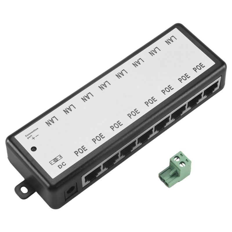 PHILE-8 Ports Poe Injector Poe - Power Over Ethernet ulasan dan harga