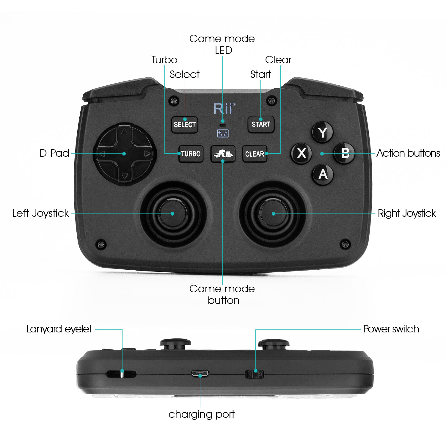 Rii RK707 2.4GHz Wireless Port - Raspberry Pi Keyboard ulasan dan harga