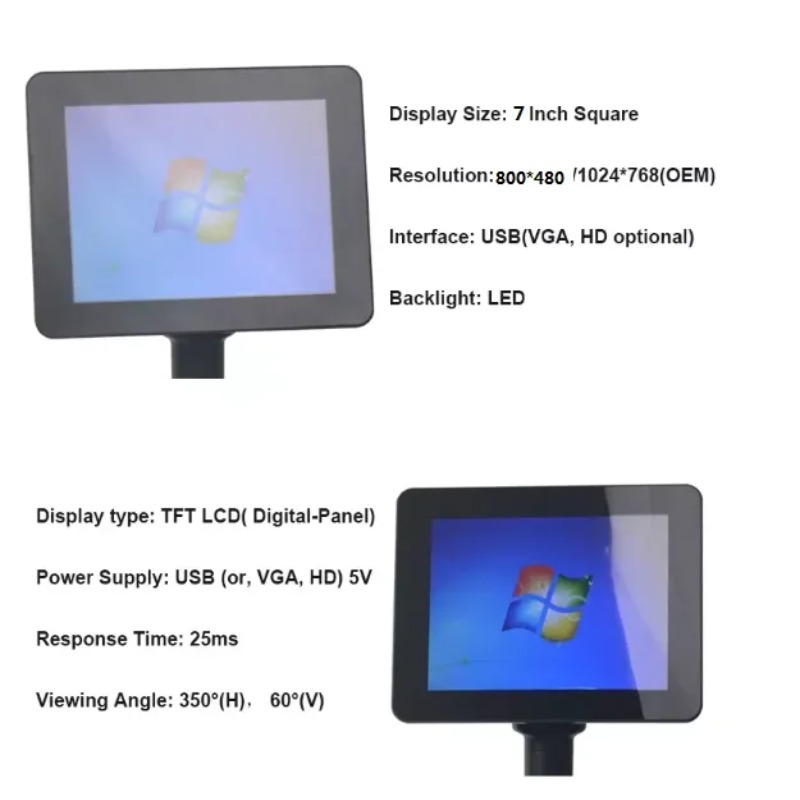 #Supermarket use 8 inch USB po - Pole Display Customer ulasan dan harga