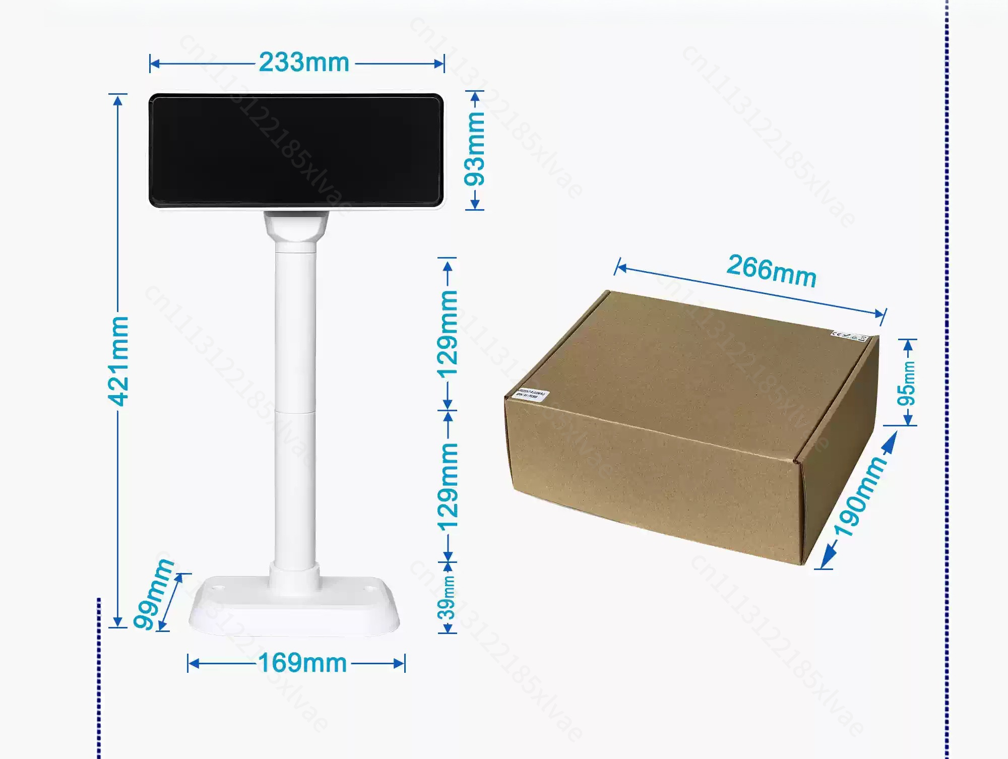 USB Port Dual Black White Cust - Pole Display Customer ulasan dan harga