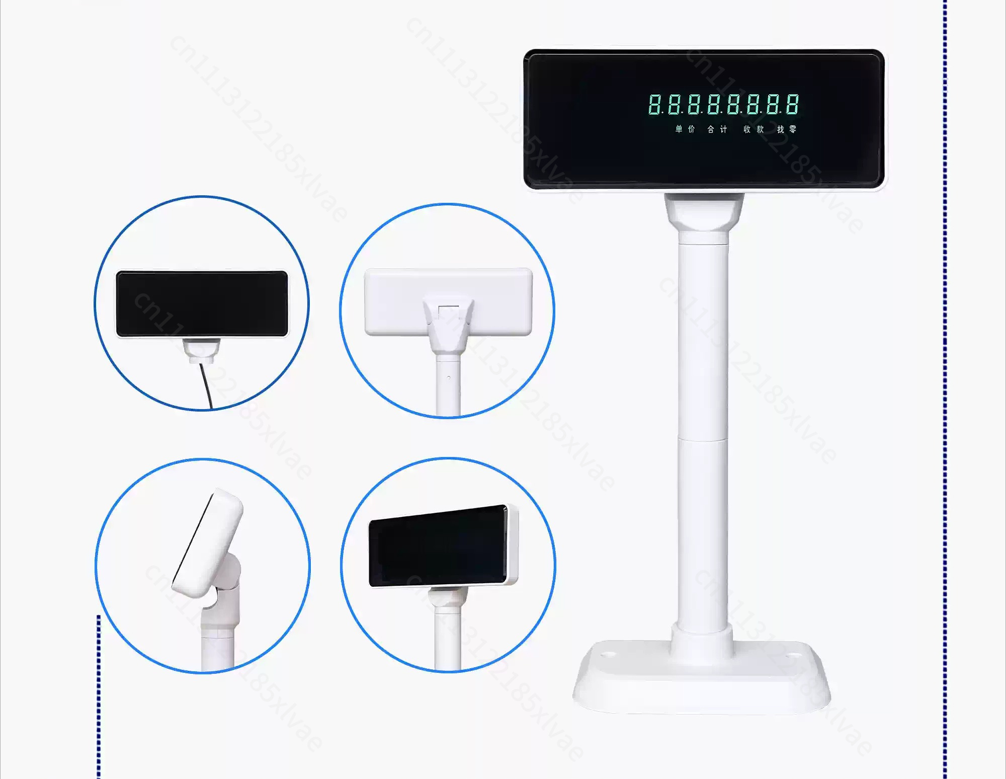 USB Port Dual Black White Cust - Pole Display Customer ulasan dan harga