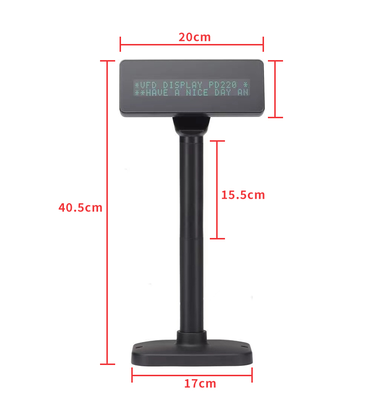 #for Cheap VFD 2 lines custome - Pole Display Customer ulasan dan harga